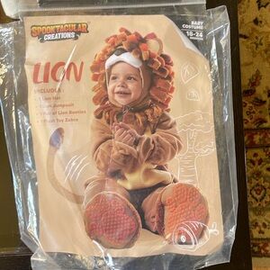 Spooktacular Cozy Lion Baby Costume Size 18-24 months